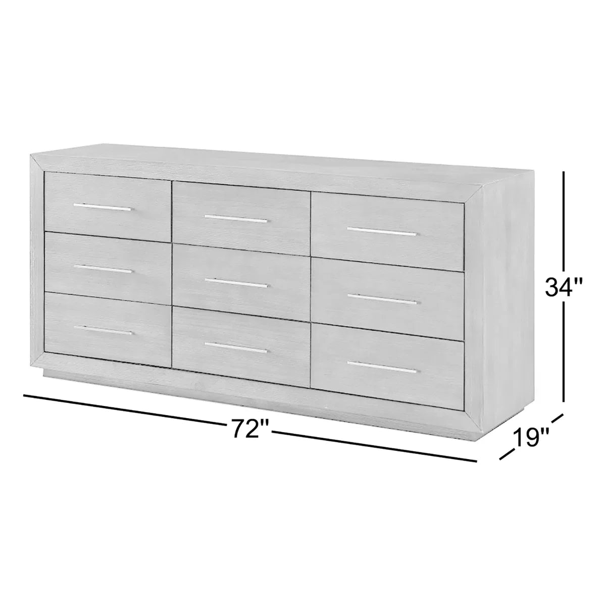 Brooks 72'' W 9 - Drawer Dresser