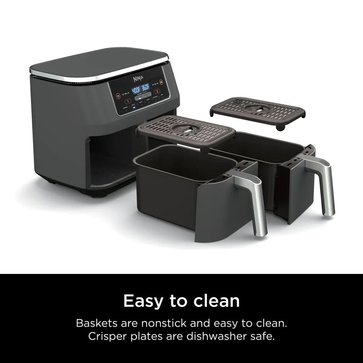 Ninja Foodi 6-in-1 8-Quart 2-Basket Air Fryer with DualZone Technology