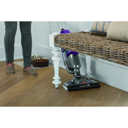 BISSEL Symphony Pet Steam Mop and Steam Vacuum Cleaner for Hardwood and Tile Floors, with Microfiber Mop Pads