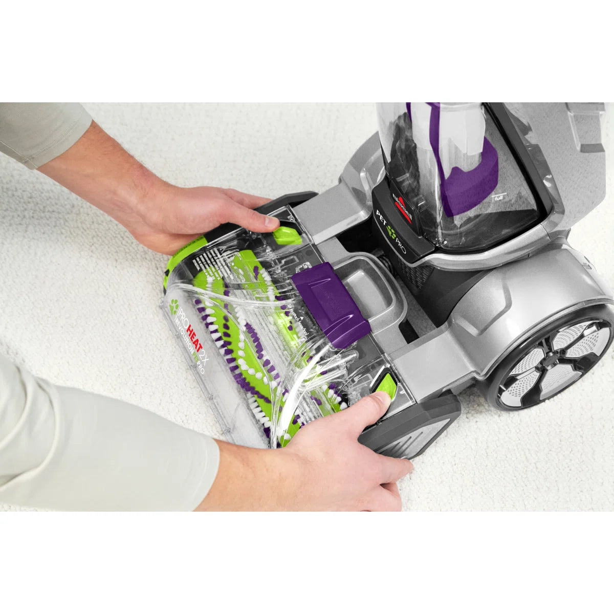 BISSEL ProHeat 2X Revolution Pet Pro Plus, Upright Deep Cleaner, Dual Dirt Lifter Powerbrush, Hose & Tool Attachment