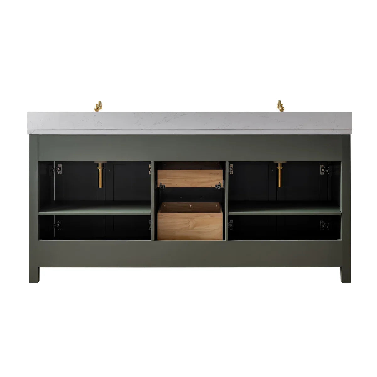 Ajhane 72" Double Bathroom Vanity Set