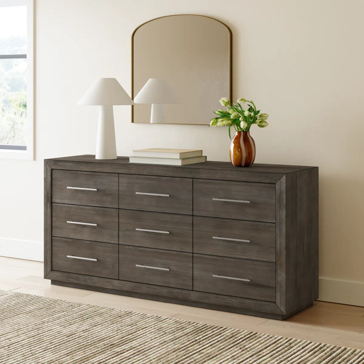 Brooks 72'' W 9 - Drawer Dresser