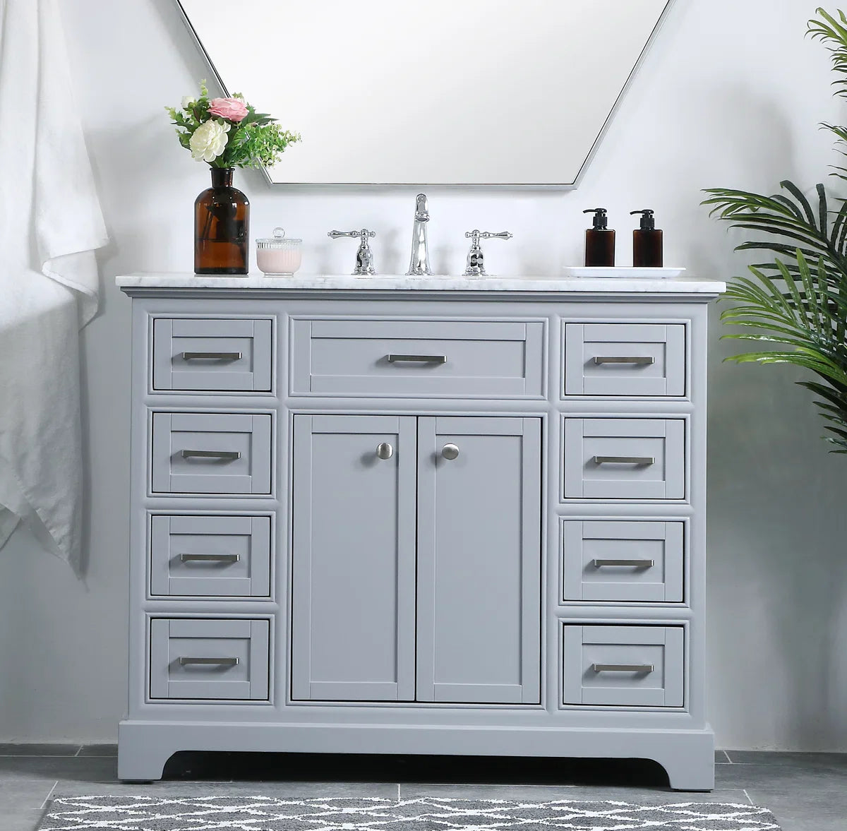 Hermes 42" Single Bathroom Vanity Set