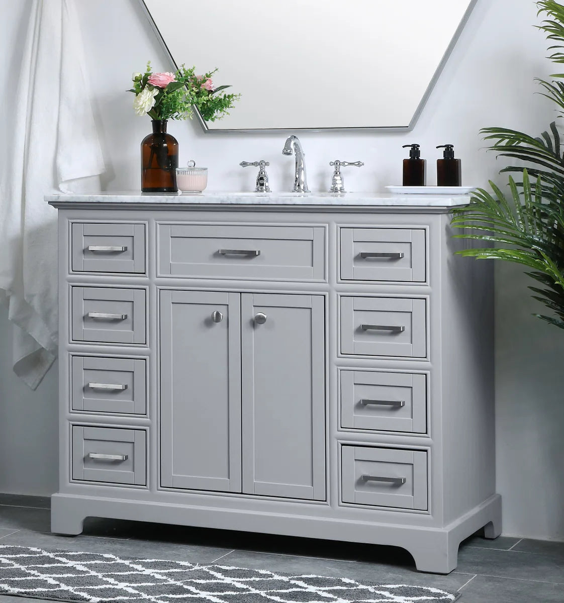 Hermes 42" Single Bathroom Vanity Set