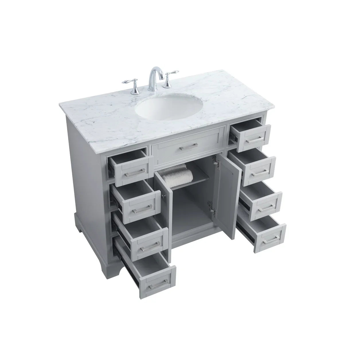Hermes 42" Single Bathroom Vanity Set