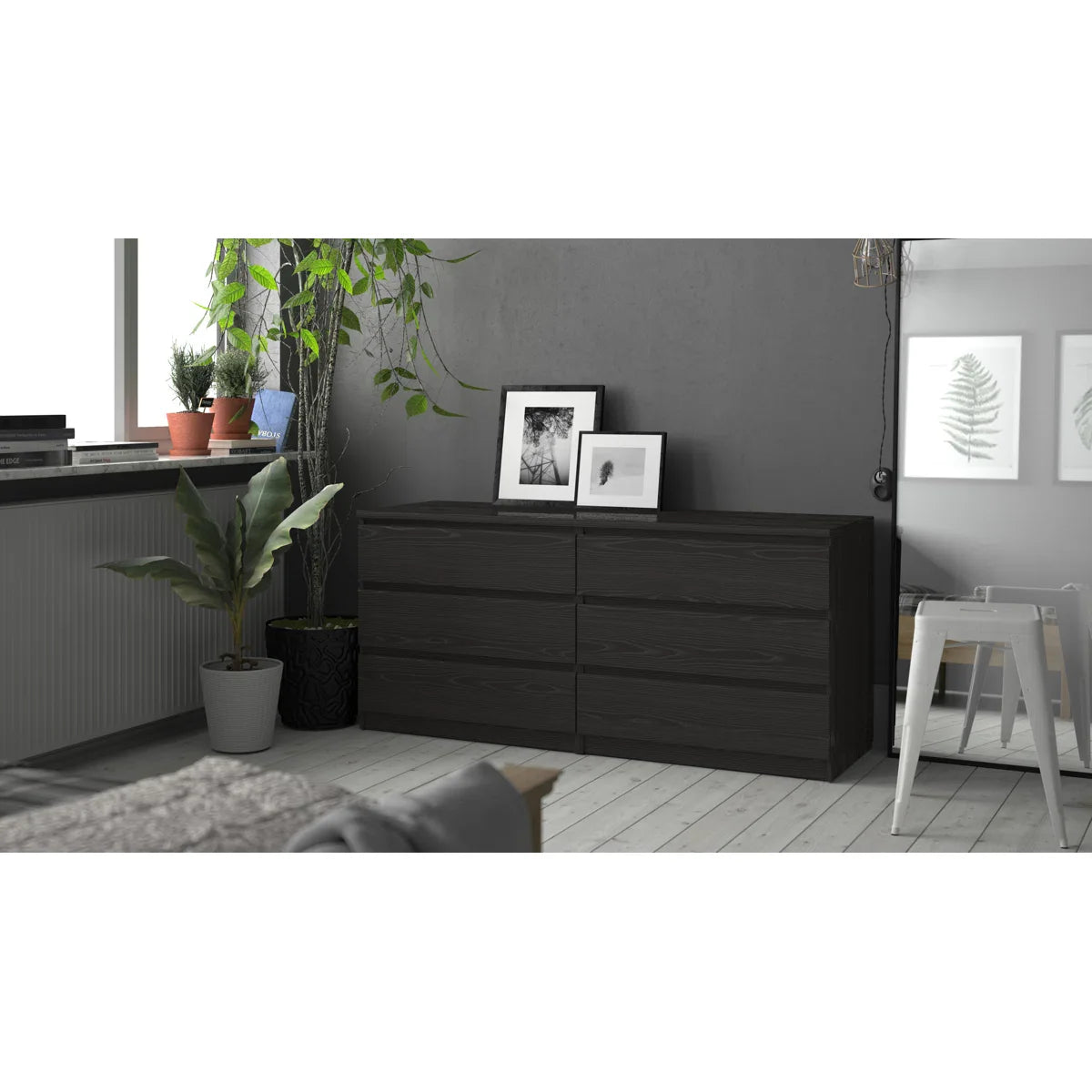 Jada 6 Drawer 60.5" W Double Dresser